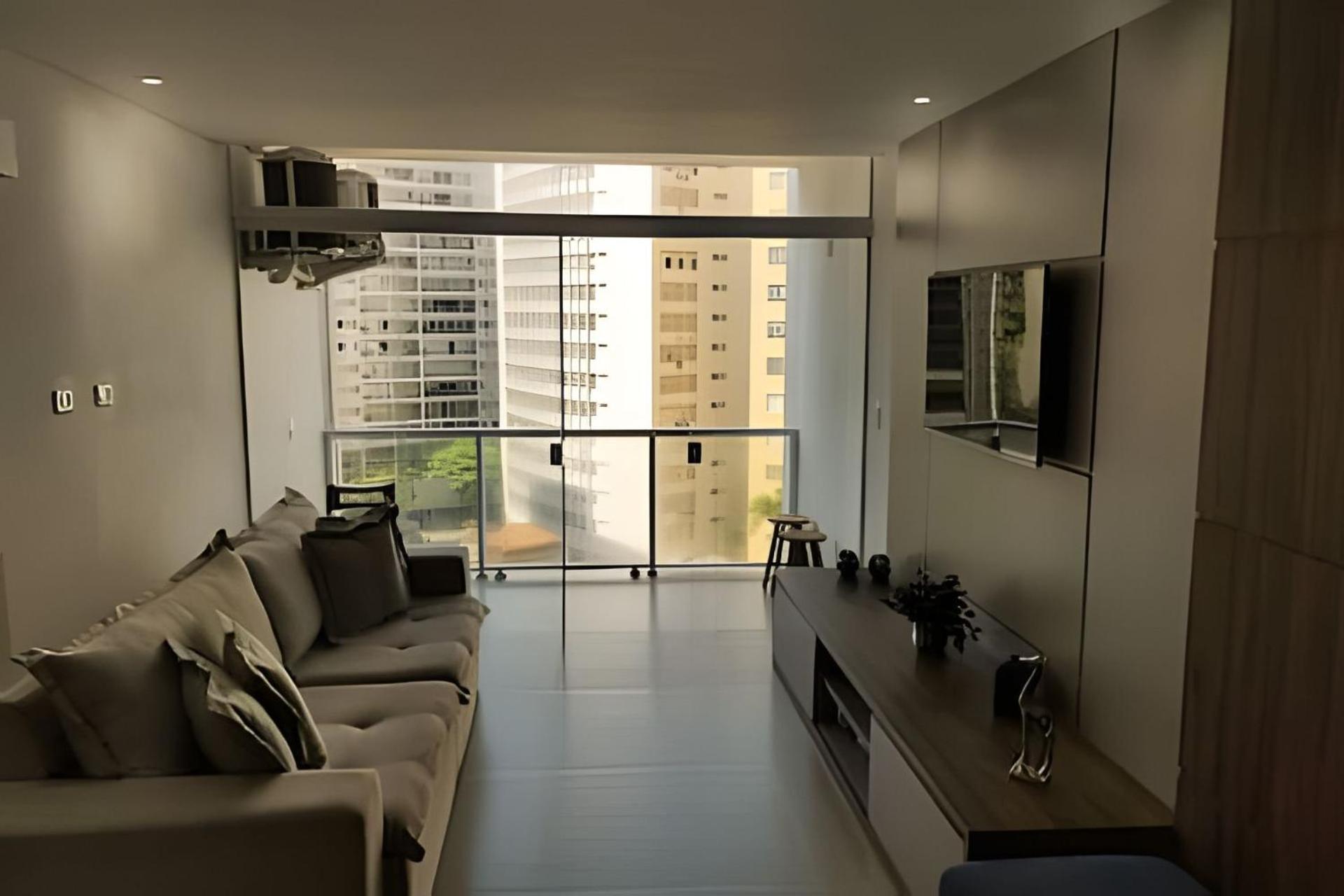 Vista-Mar - 3 Suites Com Ar Condicionado E Quarto Casal Com Ar Condicionado - 100M Da Praia Guaruja Ngoại thất bức ảnh