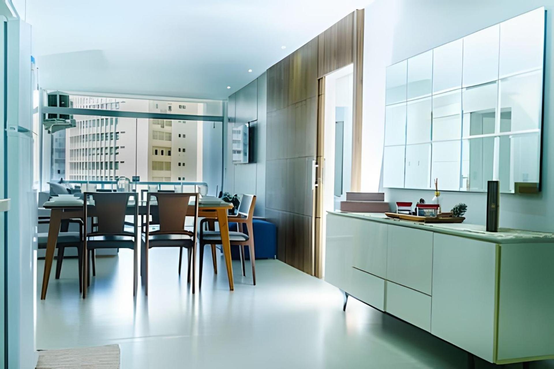 Vista-Mar - 3 Suites Com Ar Condicionado E Quarto Casal Com Ar Condicionado - 100M Da Praia Guaruja Ngoại thất bức ảnh