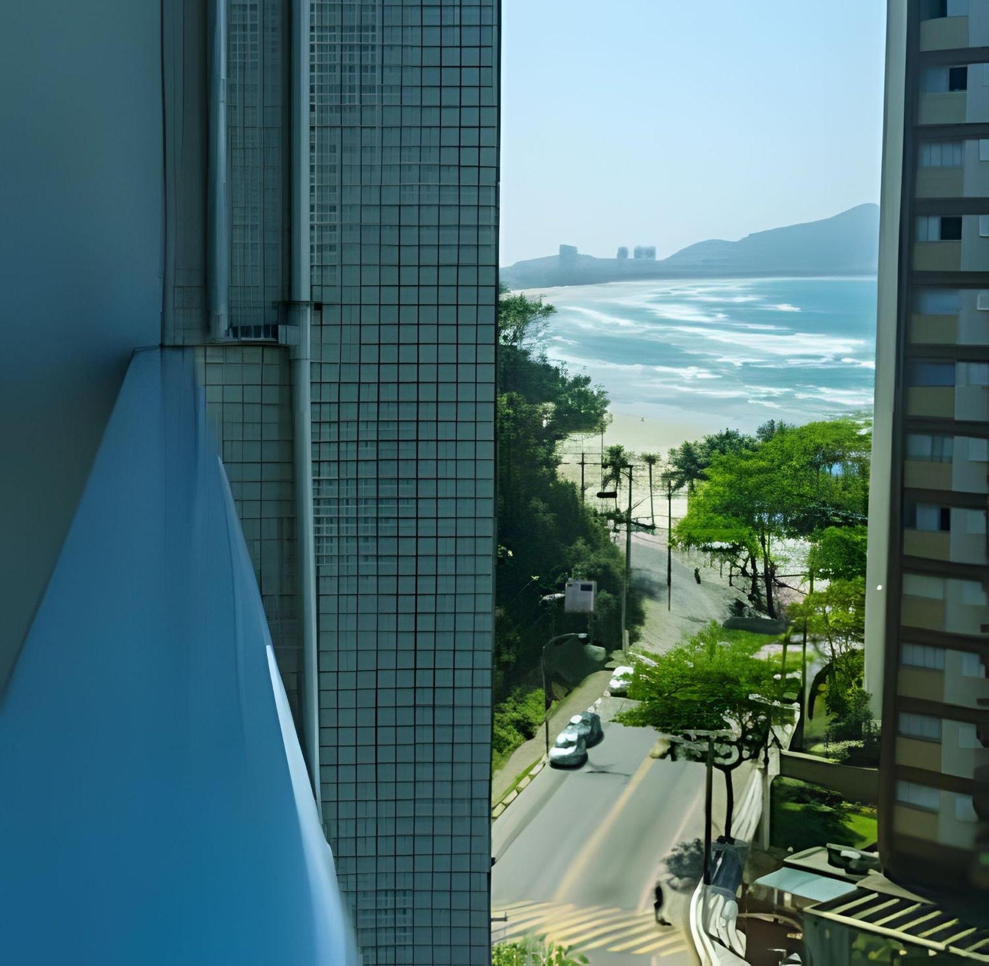 Vista-Mar - 3 Suites Com Ar Condicionado E Quarto Casal Com Ar Condicionado - 100M Da Praia Guaruja Ngoại thất bức ảnh