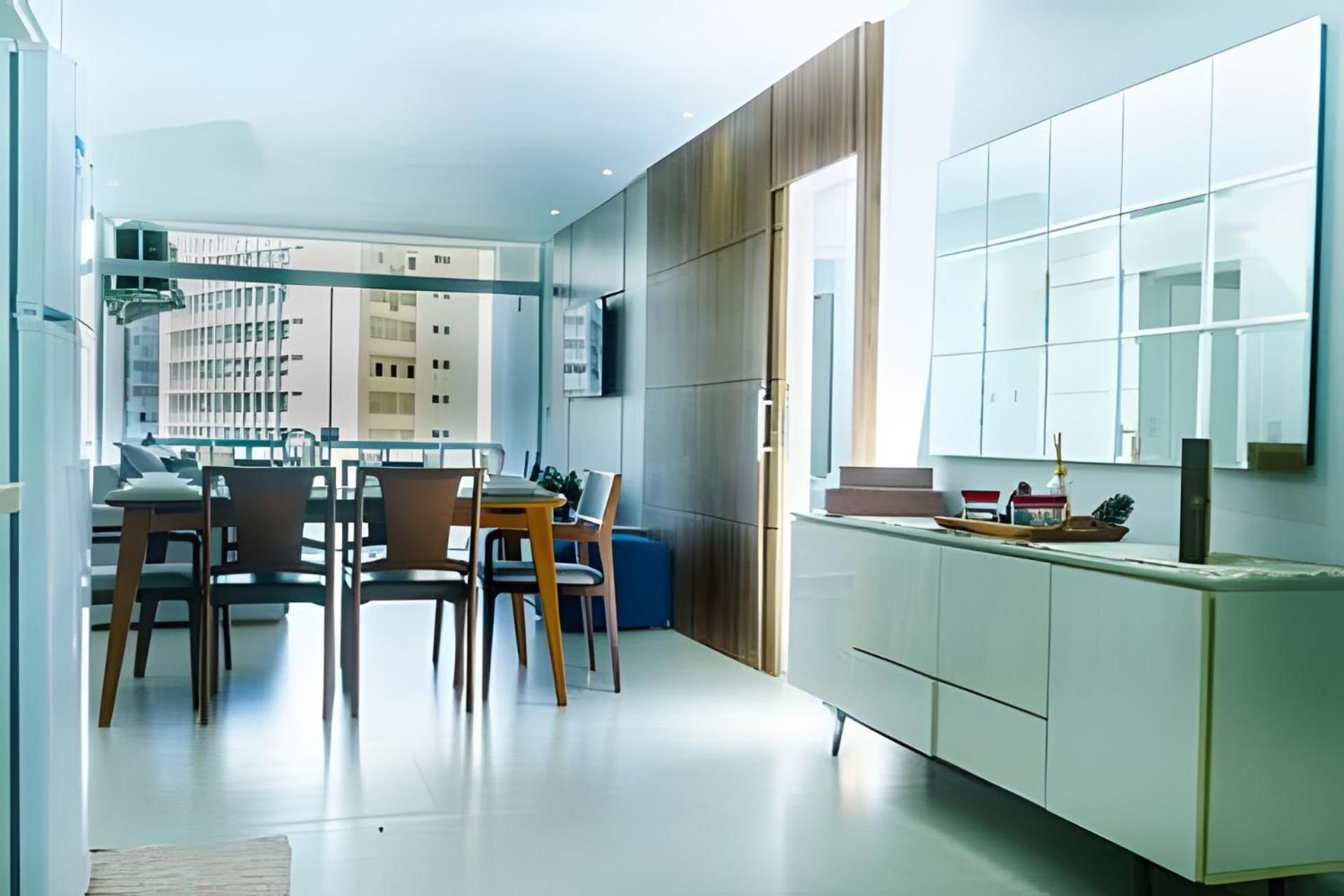 Vista-Mar - 3 Suites Com Ar Condicionado E Quarto Casal Com Ar Condicionado - 100M Da Praia Guaruja Ngoại thất bức ảnh