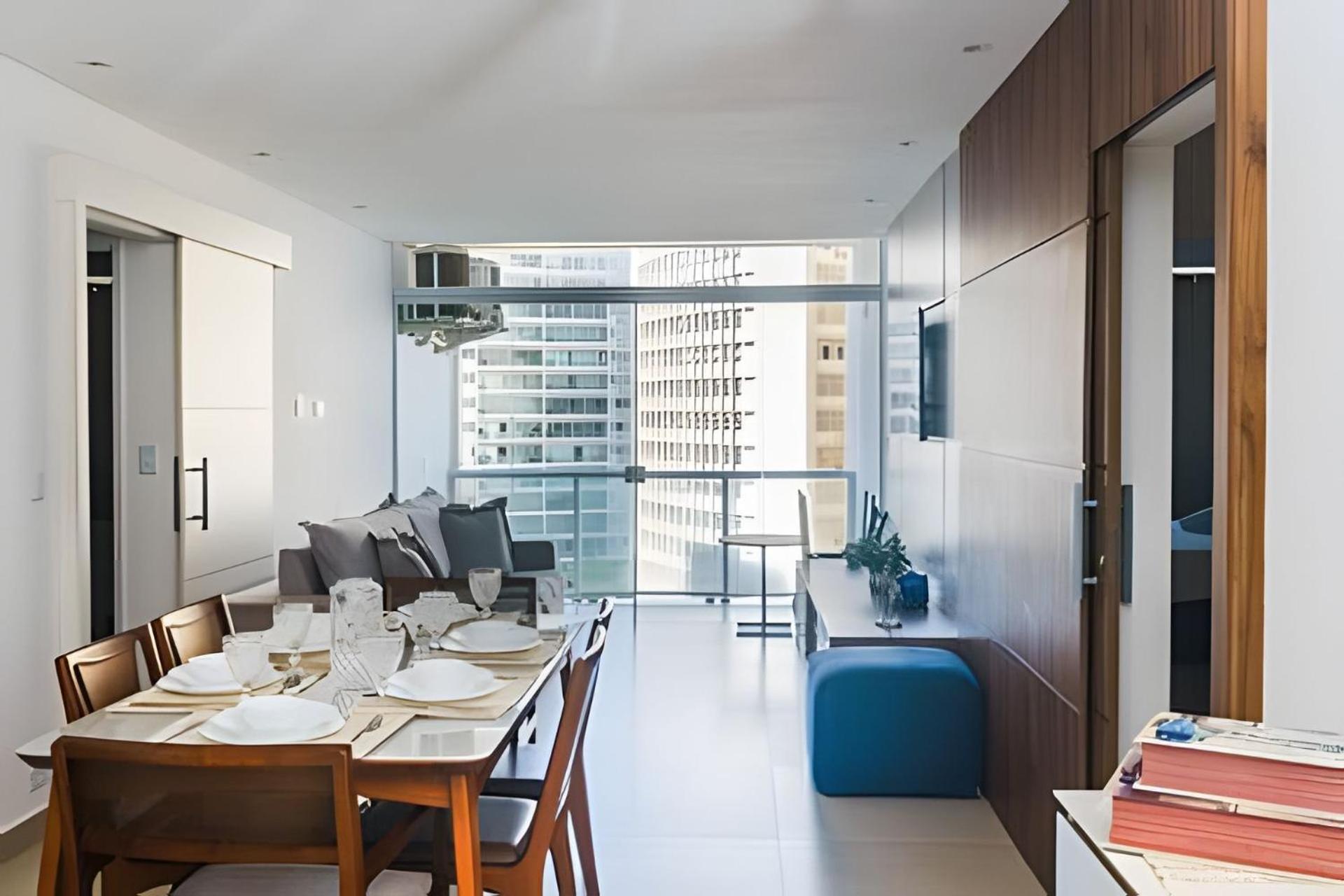 Vista-Mar - 3 Suites Com Ar Condicionado E Quarto Casal Com Ar Condicionado - 100M Da Praia Guaruja Ngoại thất bức ảnh